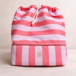 Victoria's Secret Pink Striped Backpack